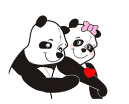 Panda & Pandy (Animated) sticker #12946850