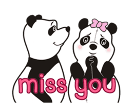 Panda & Pandy (Animated) sticker #12946851