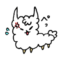 alpaca (Daily life2) sticker #12946925