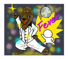 Funny large dogs sticker #12946974