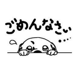 Funny large dogs sticker #12946992