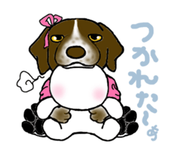 Funny large dogs sticker #12946996