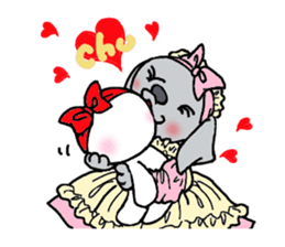 Funny large dogs sticker #12947001