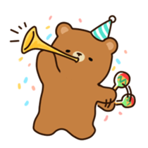 ooh aah bear 3 sticker #12947219