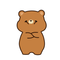 ooh aah bear 3 sticker #12947220