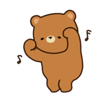 ooh aah bear 3 sticker #12947221
