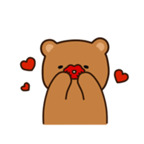 ooh aah bear 3 sticker #12947222