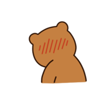 ooh aah bear 3 sticker #12947224