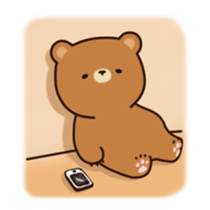 ooh aah bear 3 sticker #12947228