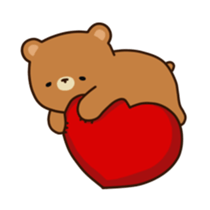 ooh aah bear 3 sticker #12947229