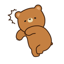 ooh aah bear 3 sticker #12947231