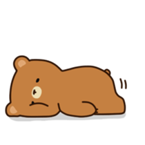 ooh aah bear 3 sticker #12947233