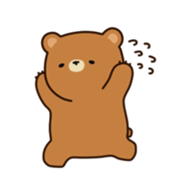 ooh aah bear 3 sticker #12947235