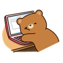 ooh aah bear 3 sticker #12947237