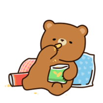 ooh aah bear 3 sticker #12947239