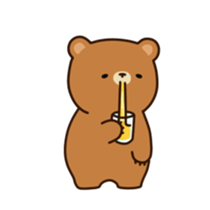 ooh aah bear 3 sticker #12947242
