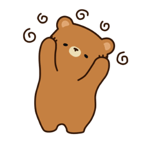 ooh aah bear 3 sticker #12947243