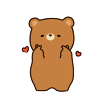 ooh aah bear 3 sticker #12947244