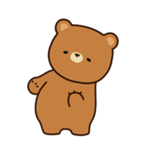 ooh aah bear 3 sticker #12947245