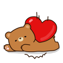 ooh aah bear 3 sticker #12947248