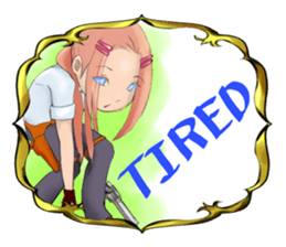 Gun and shino-chan sticker #12947678