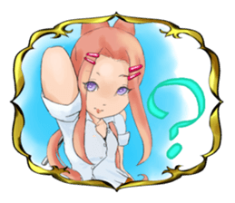 Gun and shino-chan sticker #12947683