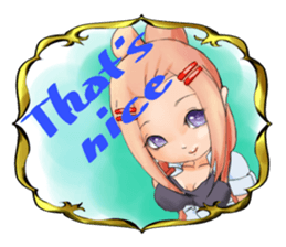 Gun and shino-chan sticker #12947691