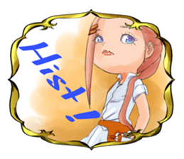 Gun and shino-chan sticker #12947694