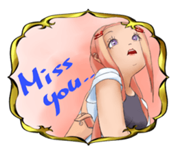 Gun and shino-chan sticker #12947700