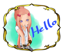 Gun and shino-chan sticker #12947701