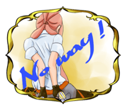 Gun and shino-chan sticker #12947704