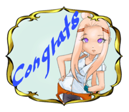 Gun and shino-chan sticker #12947714