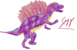 dinosaur yayaya sticker #12947815