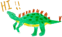 dinosaur yayaya sticker #12947816