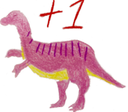 dinosaur yayaya sticker #12947822