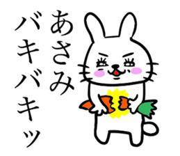ASAMI THE RABBIT sticker #12948030