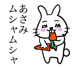 ASAMI THE RABBIT sticker #12948031