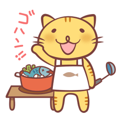 cat and alpaca kawaii sticker