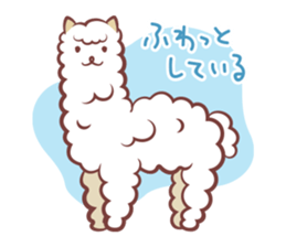 cat and alpaca kawaii sticker sticker #12948207