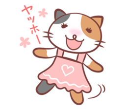 cat and alpaca kawaii sticker sticker #12948215