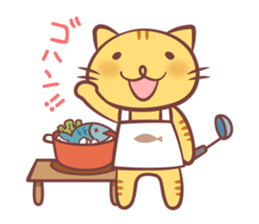 cat and alpaca kawaii sticker sticker #12948216