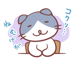 cat and alpaca kawaii sticker sticker #12948226