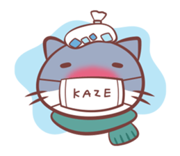 cat and alpaca kawaii sticker sticker #12948236