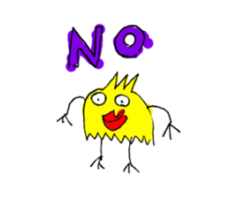 Assertion of lips intense guy sticker #12948279