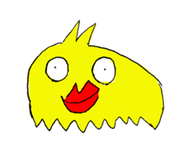 Assertion of lips intense guy sticker #12948287