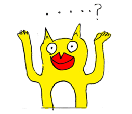 Assertion of lips intense guy sticker #12948306