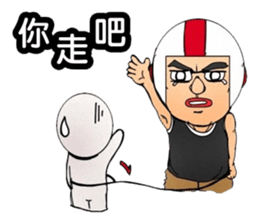 Uncle helmets2 sticker #12948430