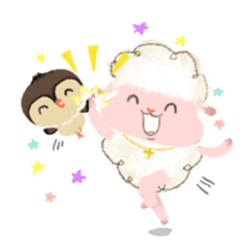 MonFu the sheep 2 sticker #12948761