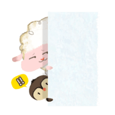 MonFu the sheep 2 sticker #12948766