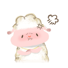 MonFu the sheep 2 sticker #12948771